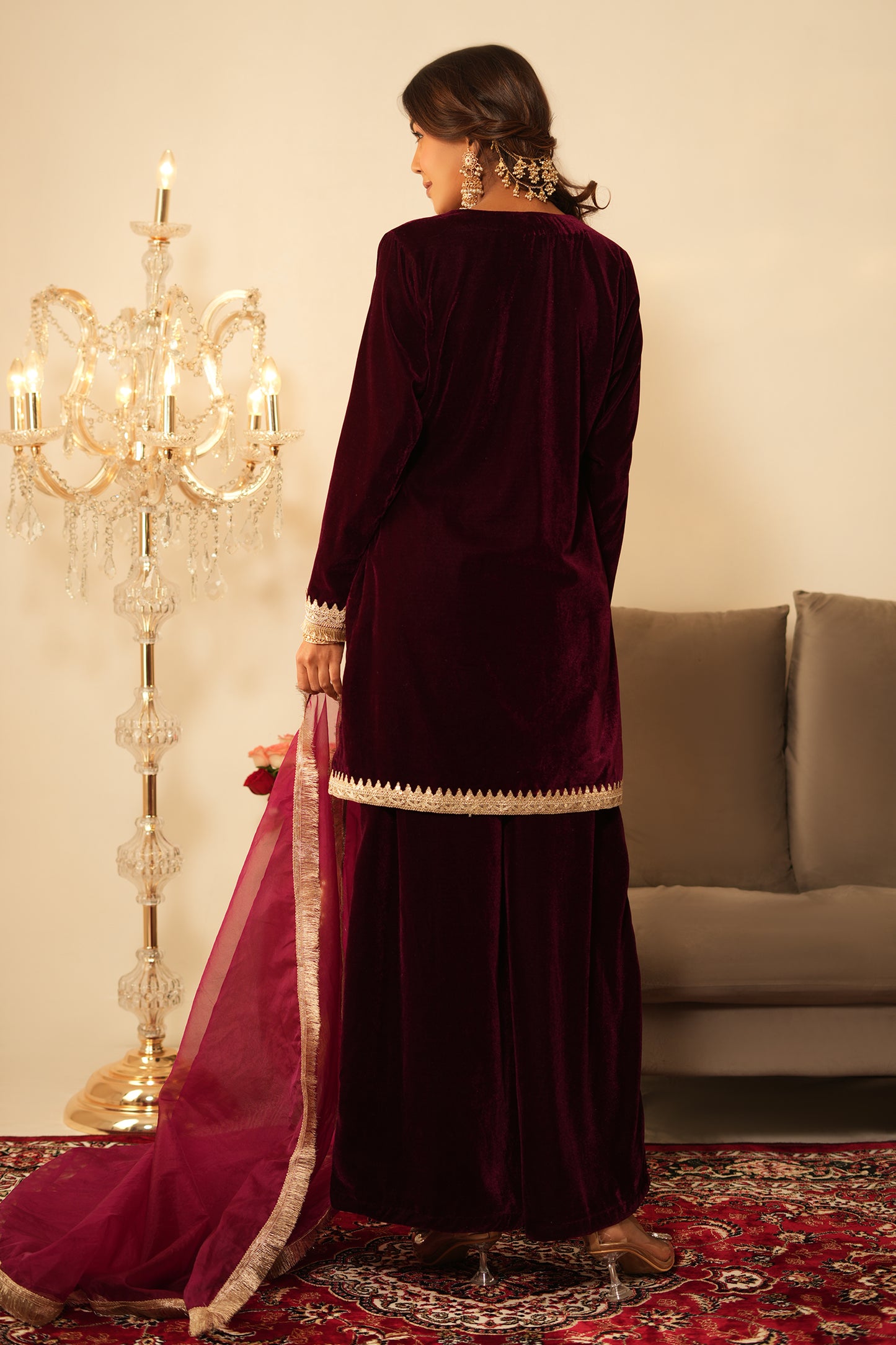 RAINA Velvet CO-ORD SET